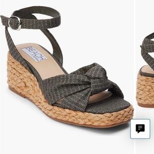 Beach By Matisse Ibiza Ankle Strap Platform Wedge Sandal 9 Women’s Wedge